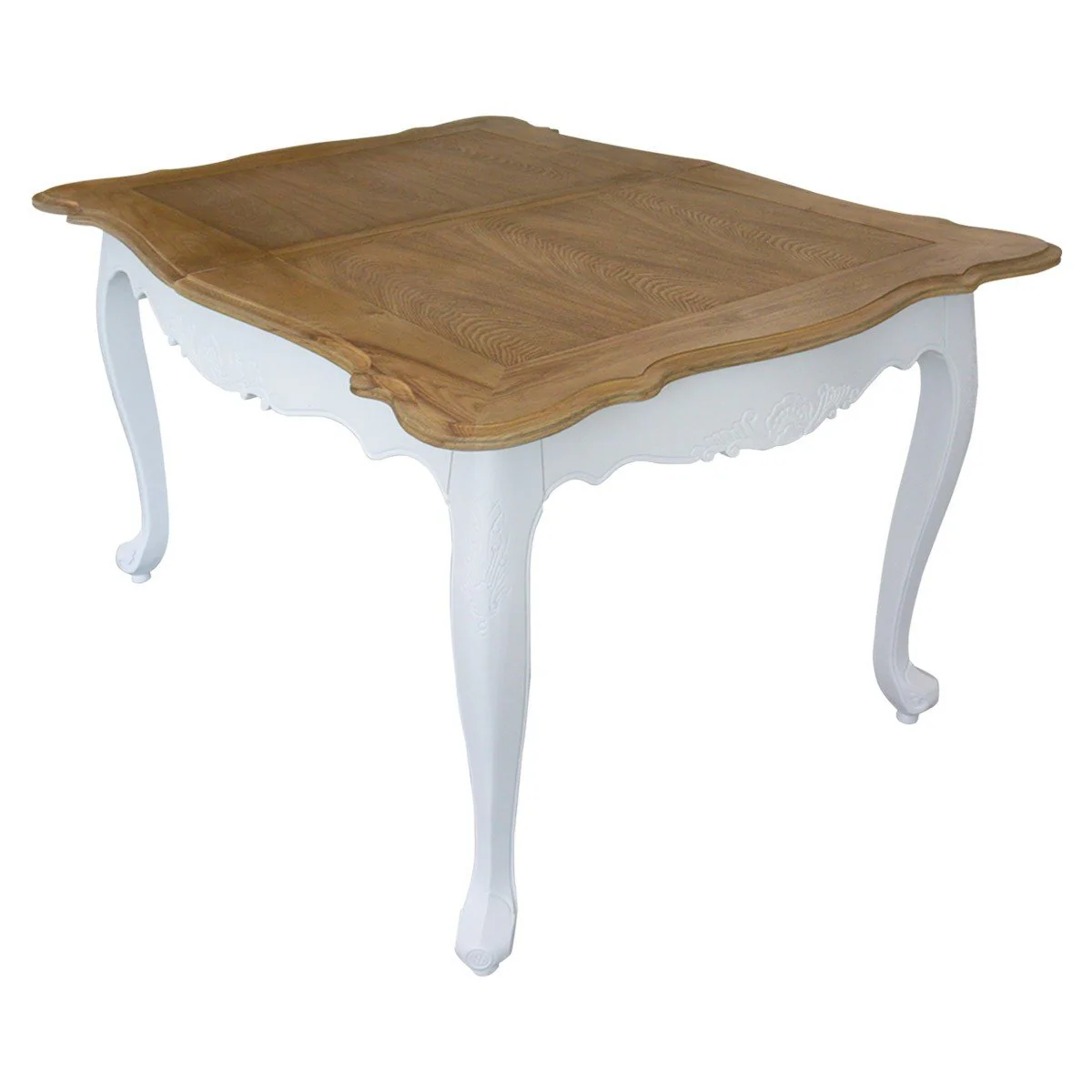 French Provincial Louis Extendable Dining Table - Image 7