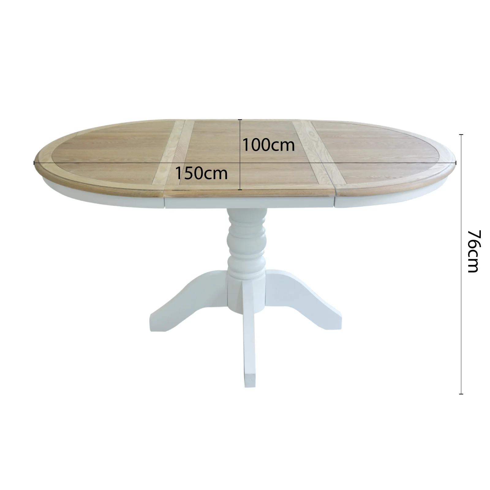 French Provincial Louis Extendable Round Dining Table - Image 16