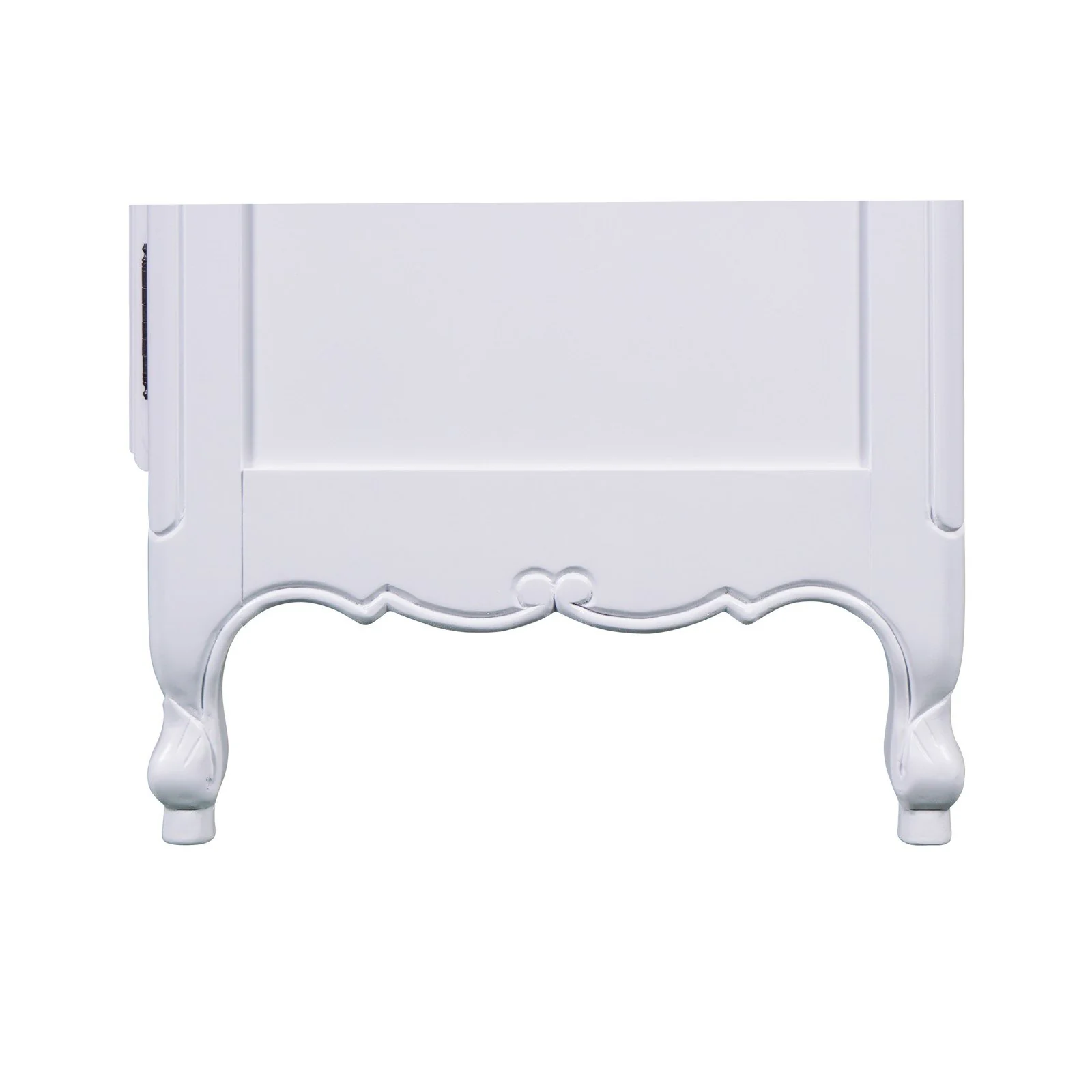 French Provincial Louis Glass Display Buffet and Hutch Kitchen Dresser Cabinet - Image 11