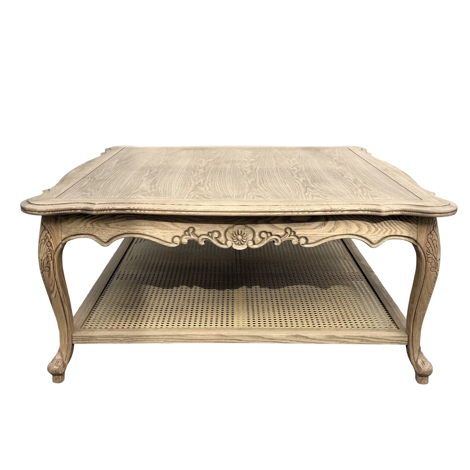 French Provincial Louis Square Coffee & Tea Table - Image 14
