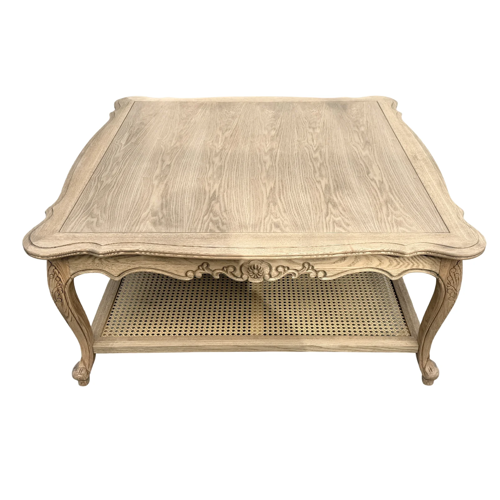 French Provincial Louis Square Coffee & Tea Table - Image 16