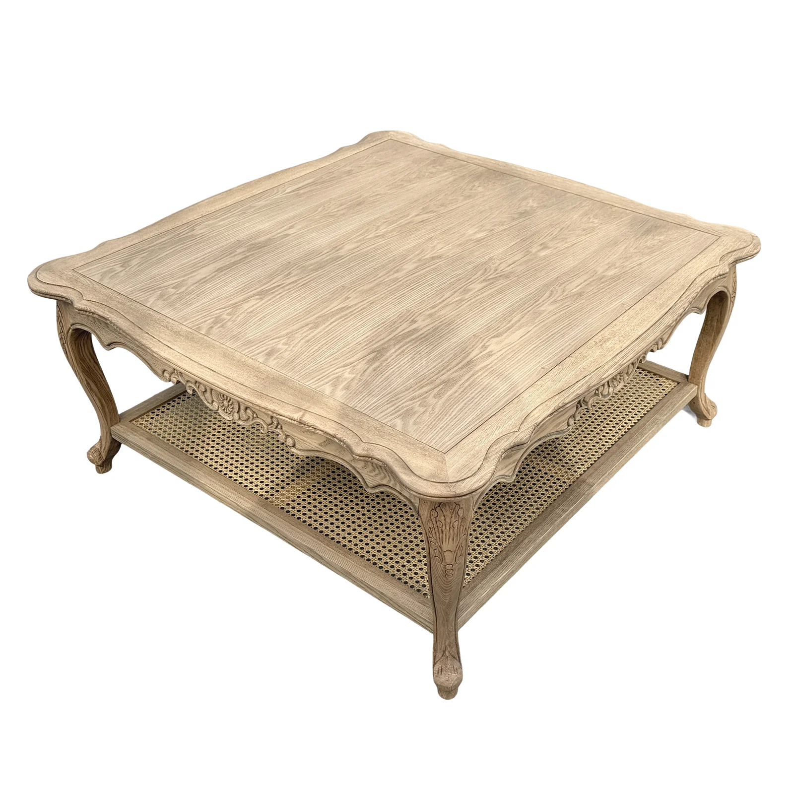 French Provincial Louis Square Coffee & Tea Table - Image 17