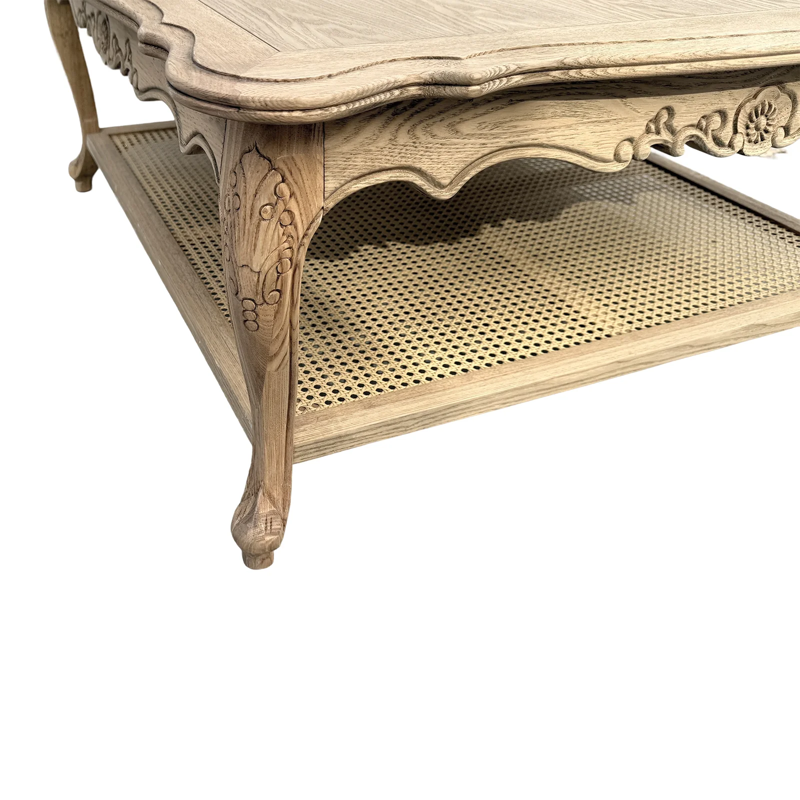 French Provincial Louis Square Coffee & Tea Table - Image 18