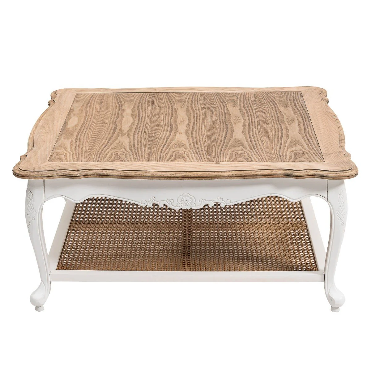 French Provincial Louis Square Coffee & Tea Table - Image 3