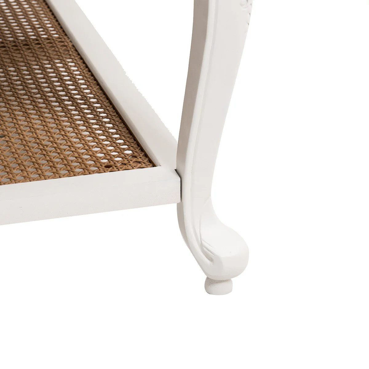 French Provincial Louis Square Coffee & Tea Table - Image 9