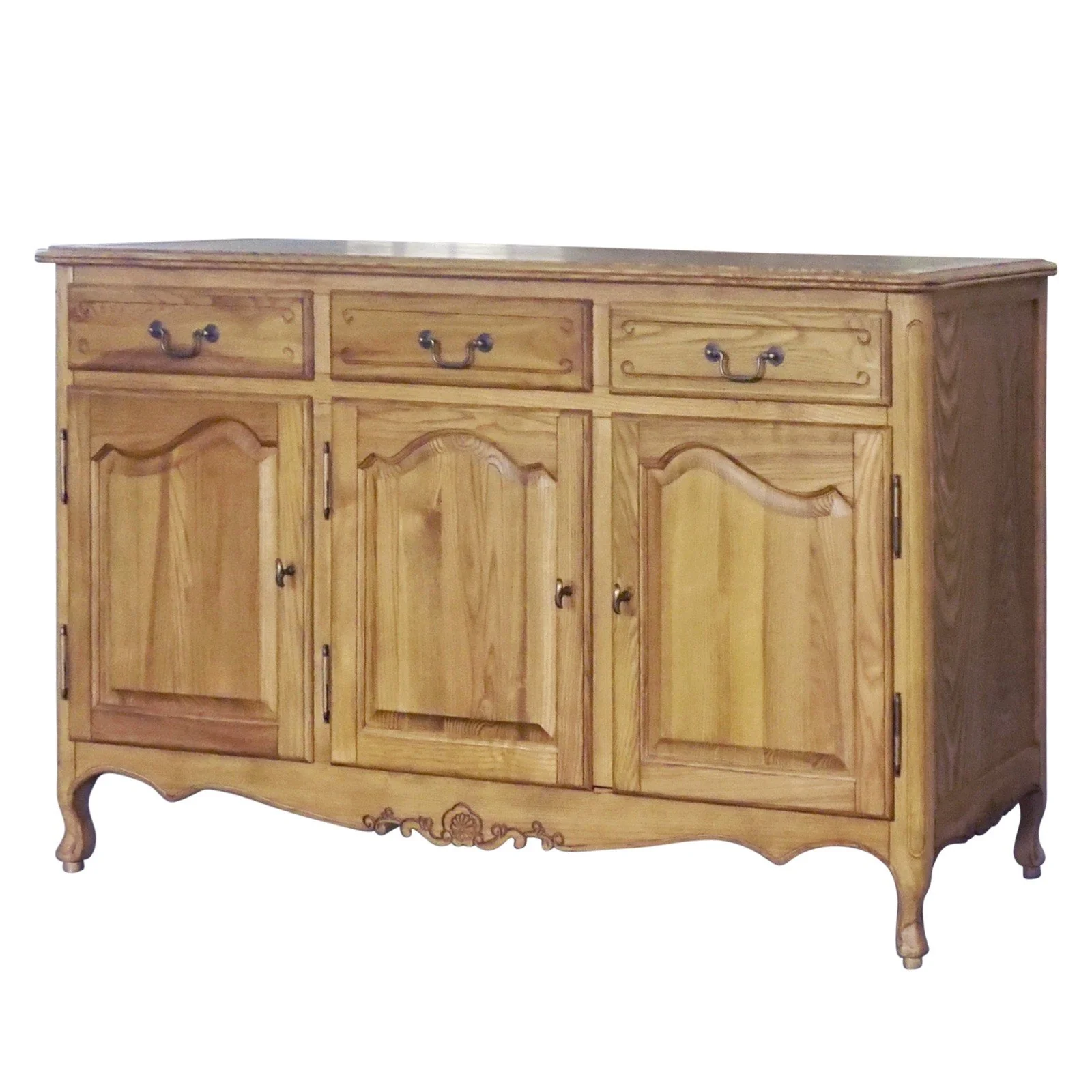 French Provincial Louis Vintage Buffet Cabinet - Image 3