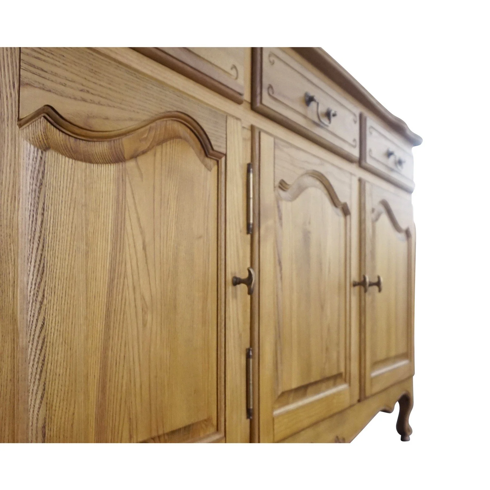 French Provincial Louis Vintage Buffet Cabinet - Image 6