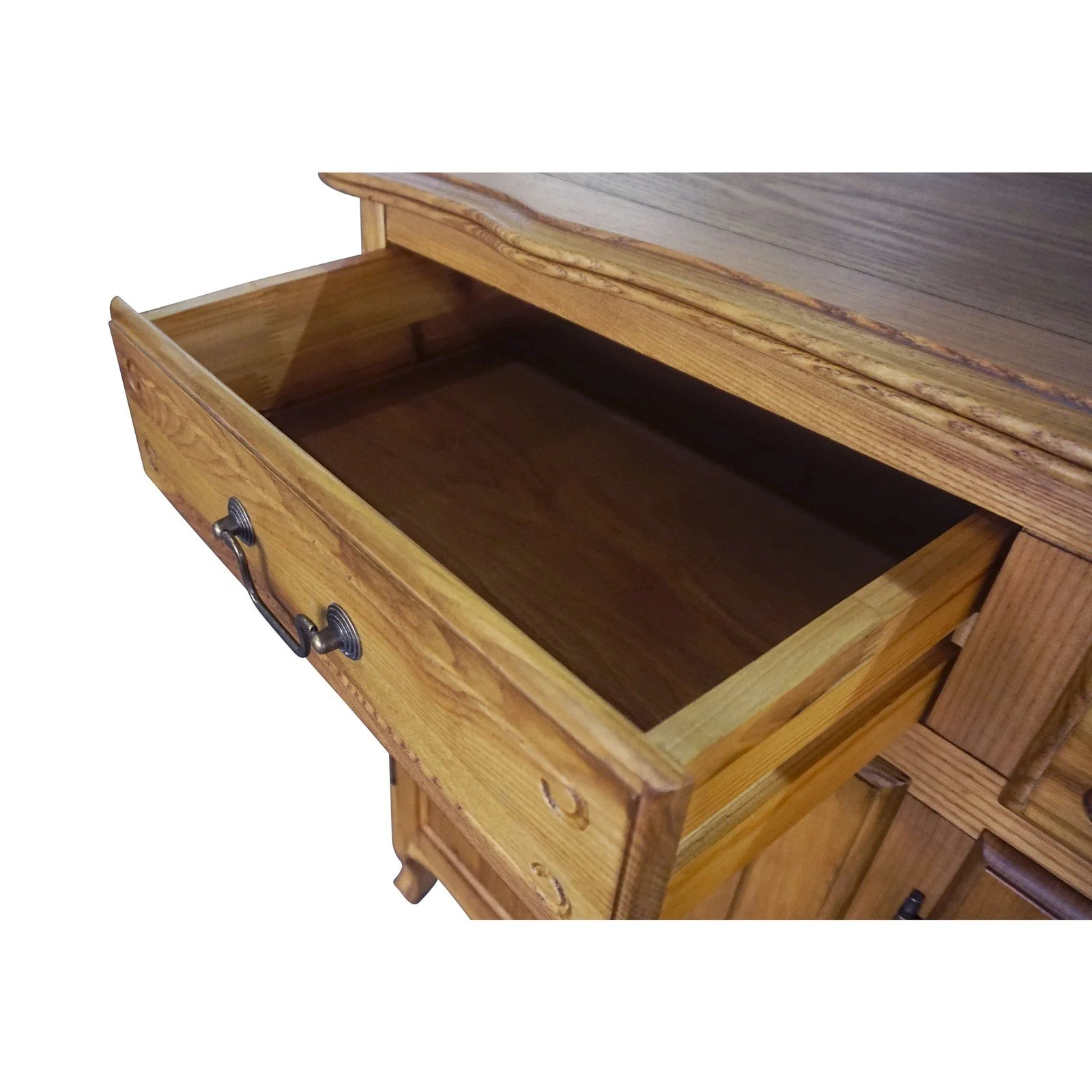 French Provincial Louis Vintage Buffet Cabinet - Image 9