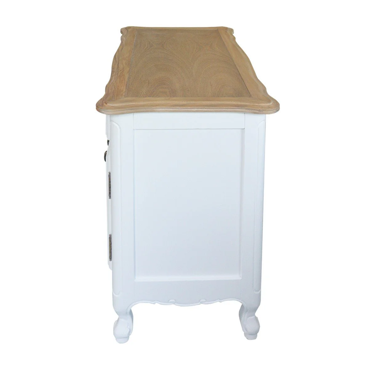 French Provincial Louis Vintage Small Buffet Cabinet - Image 5