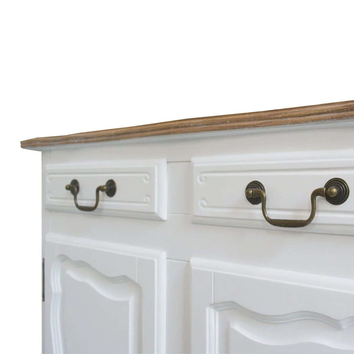 French Provincial Louis Vintage Small Buffet Cabinet - Image 6