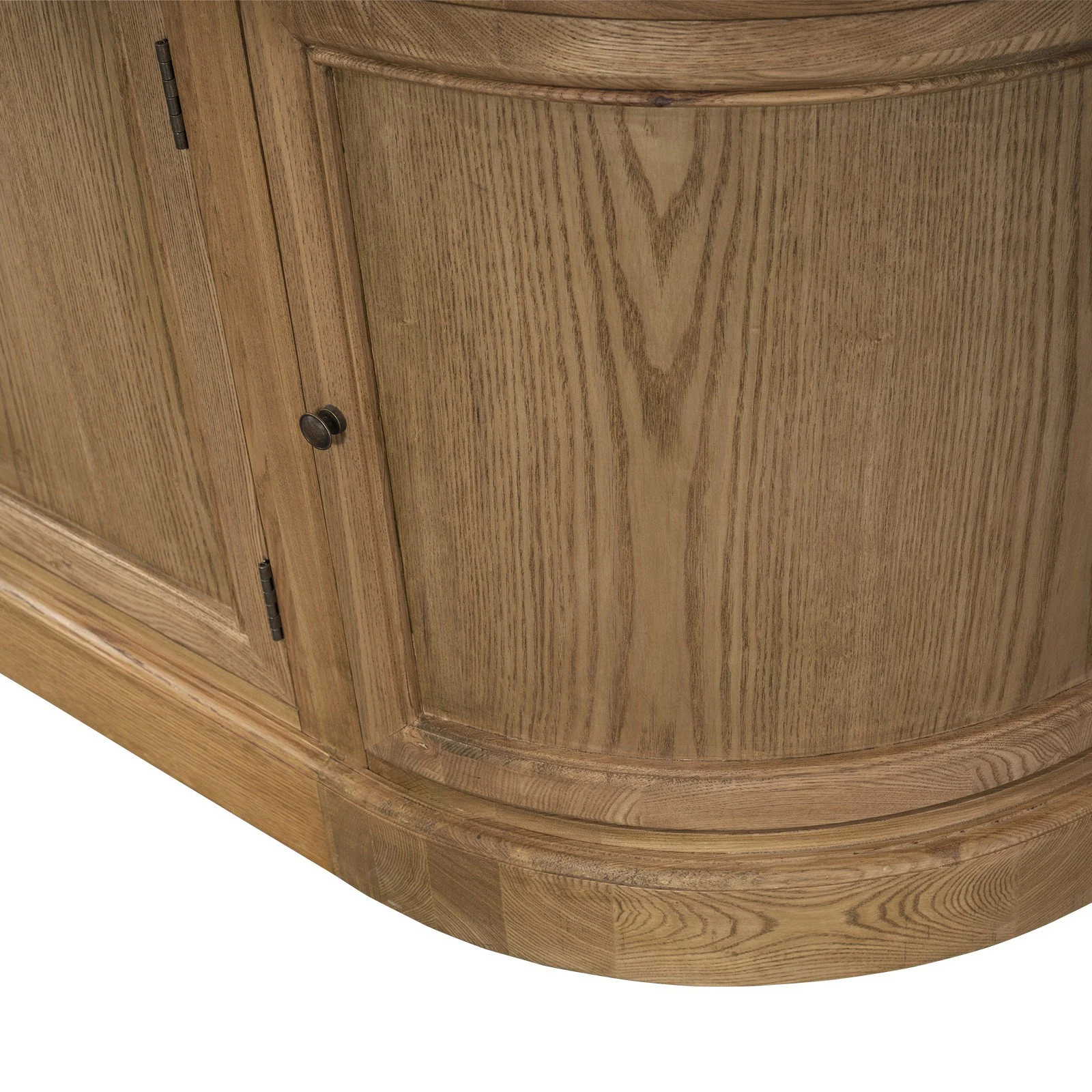 French Provincial Natural Buffet and Hutch Bookcase Sideboard Cabinet with Ladder (Pre-order extra $500 Early Bird discount) - Image 16