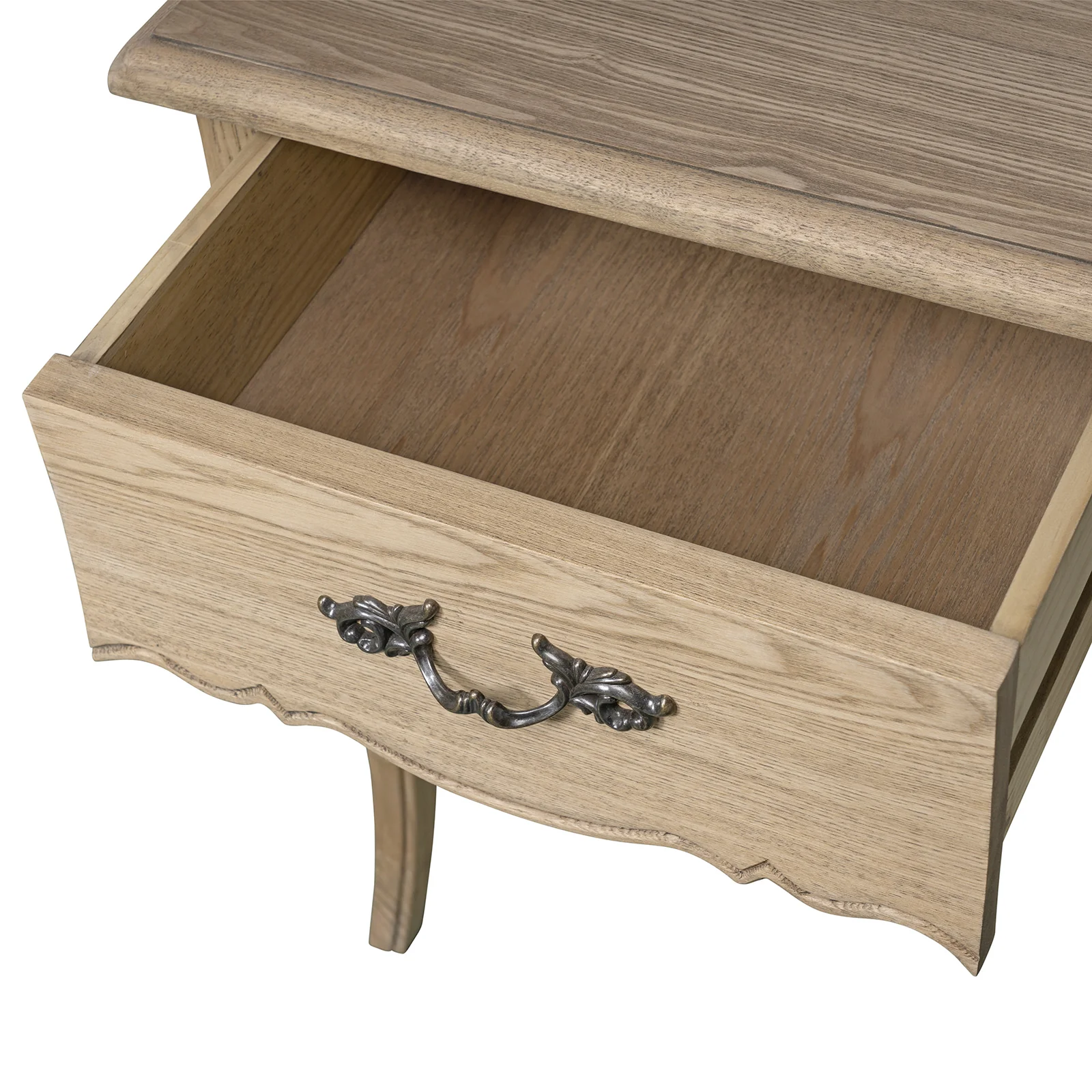 French Provincial Provence 1 Drawer Bedside Table - Image 13