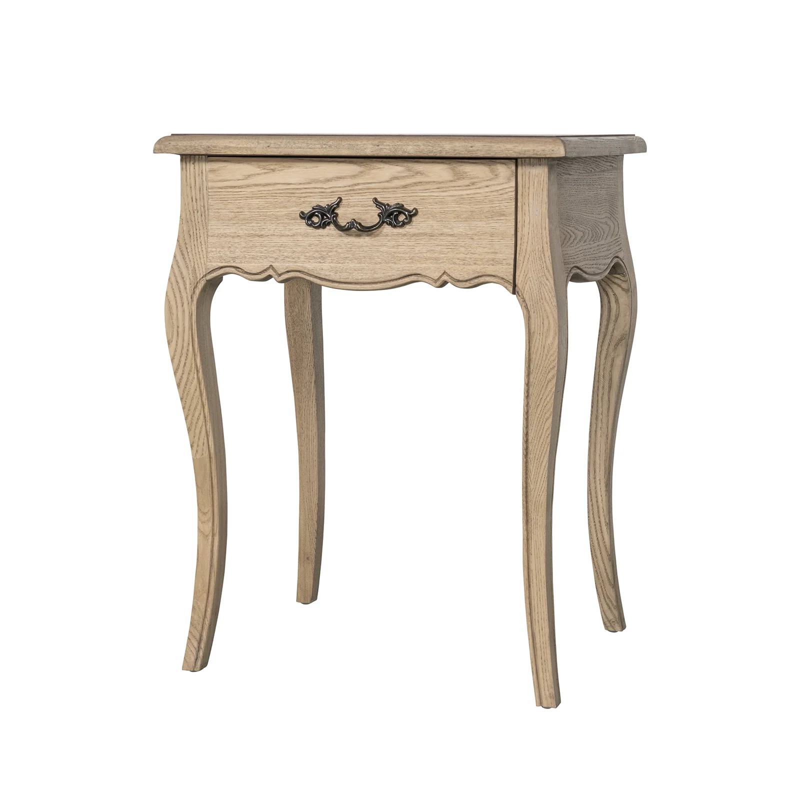 French Provincial Provence 1 Drawer Bedside Table - Image 4