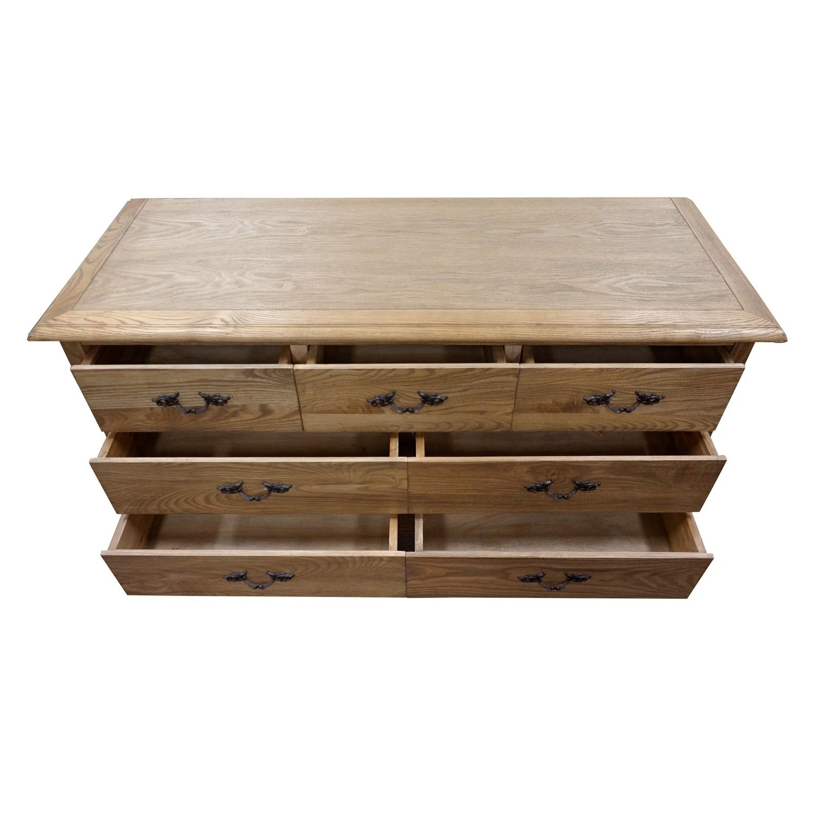 French Provincial Provence 7 Drawer Chest Cabinet - Image 5