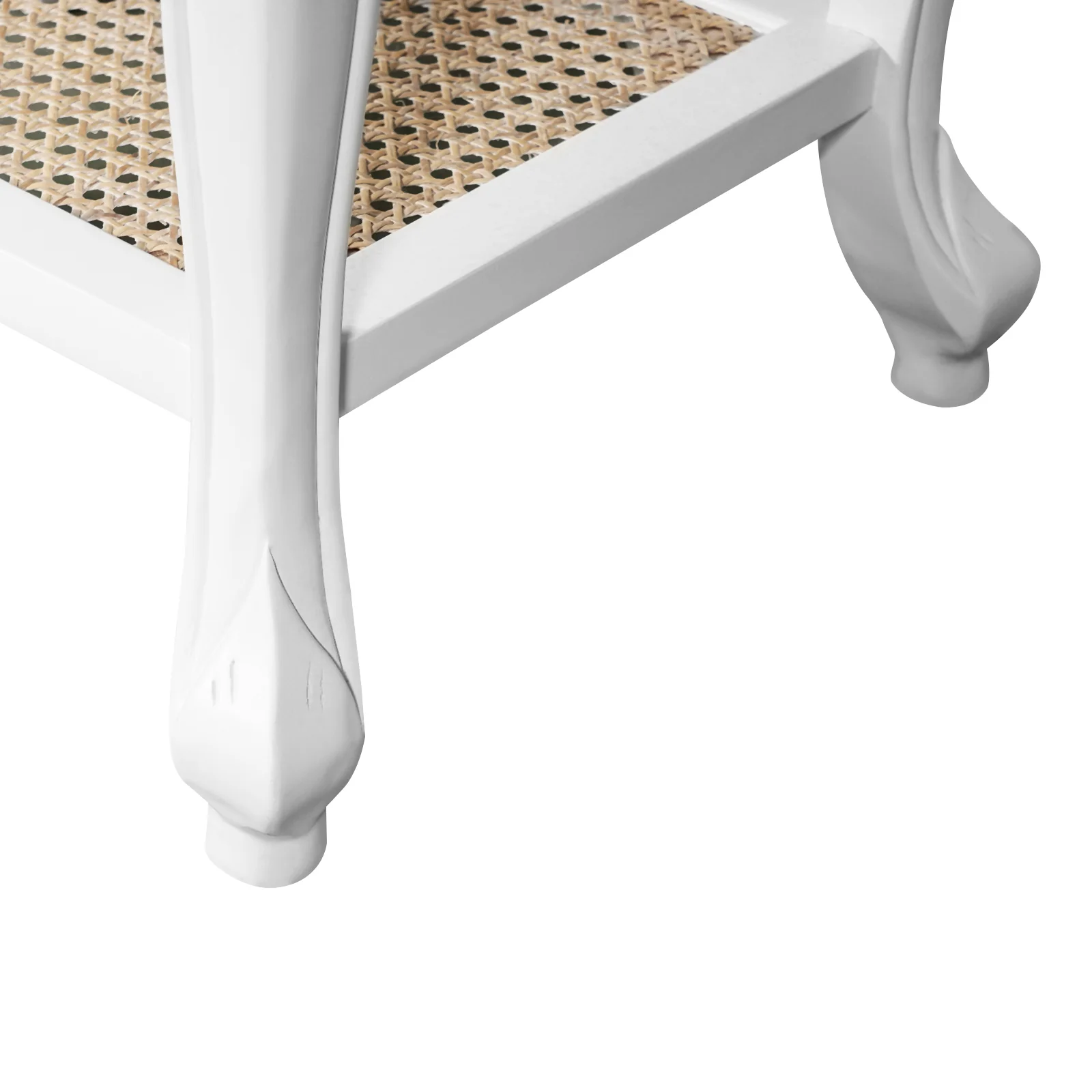 French Provincial Provence Bedside Lamp Table - Image 13