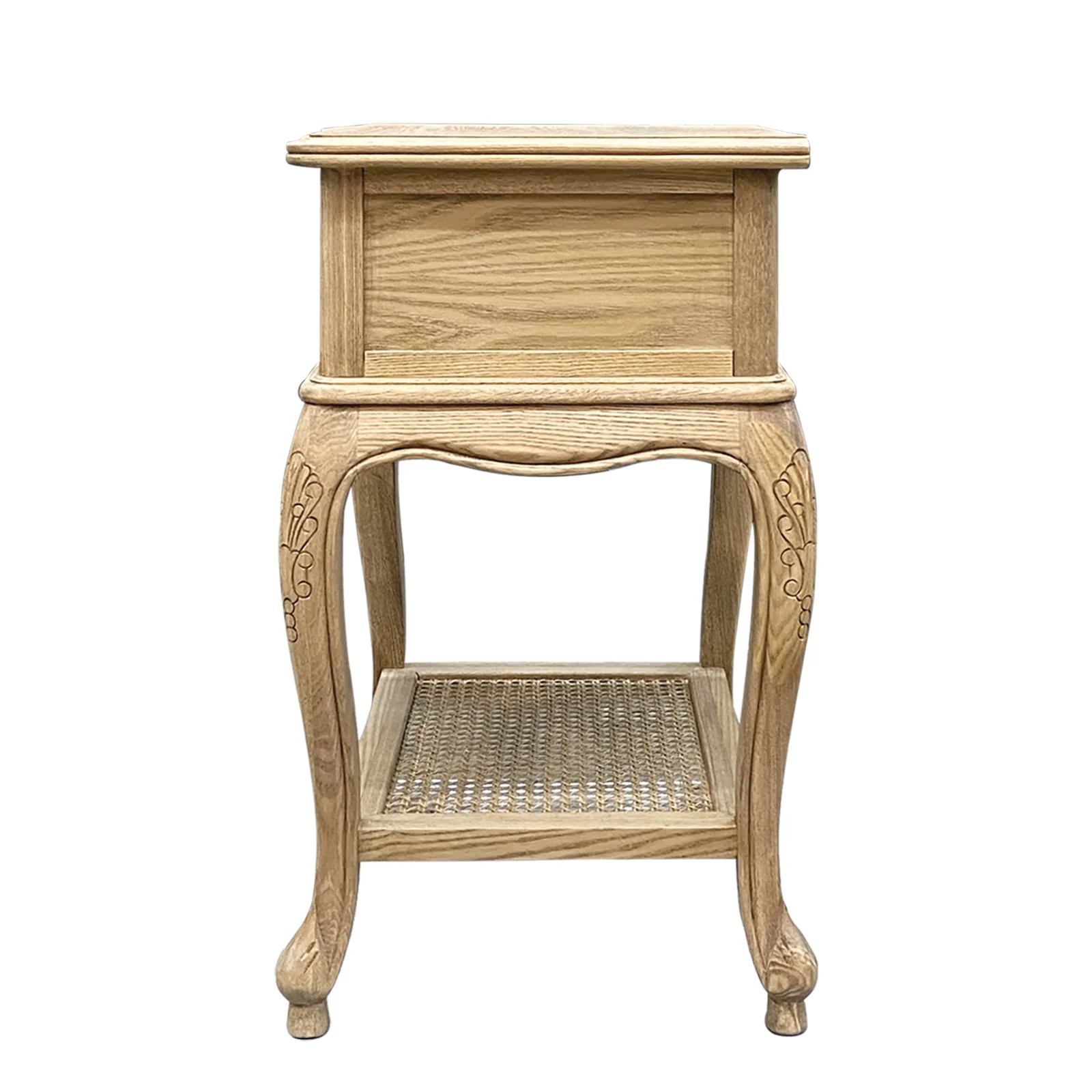 French Provincial Provence Bedside Lamp Table - Image 21