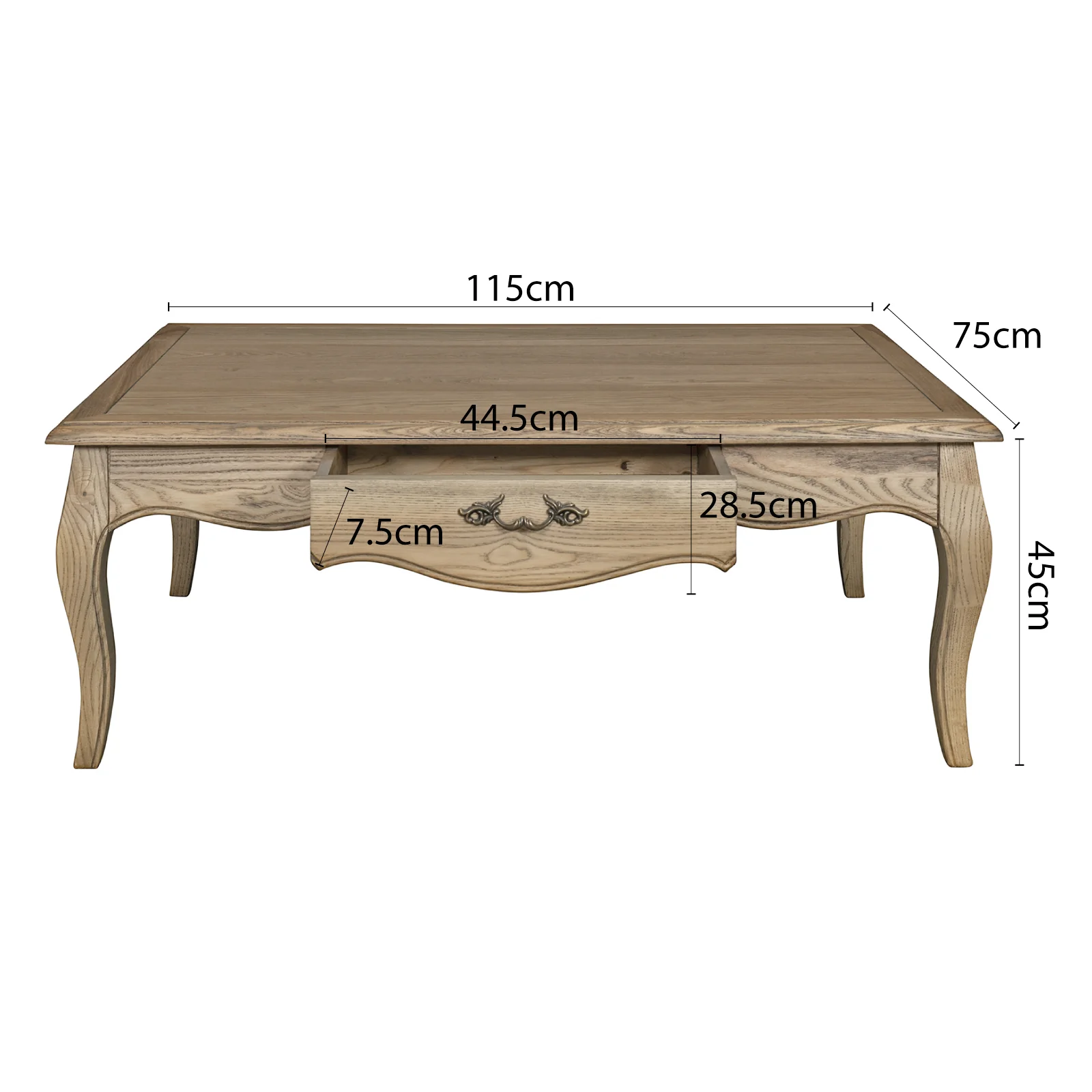 French Provincial Provence Coffee Table - Image 11