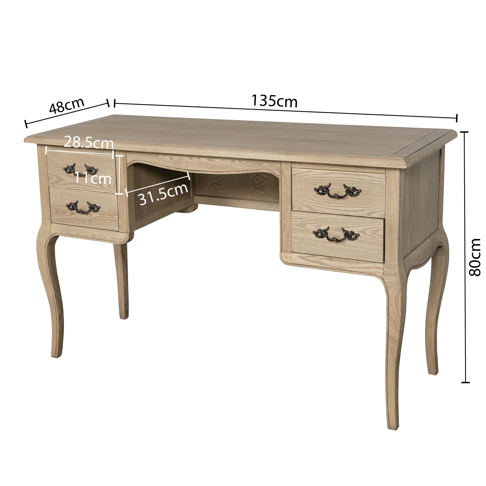 French Provincial Provence Dressing Table - Image 16