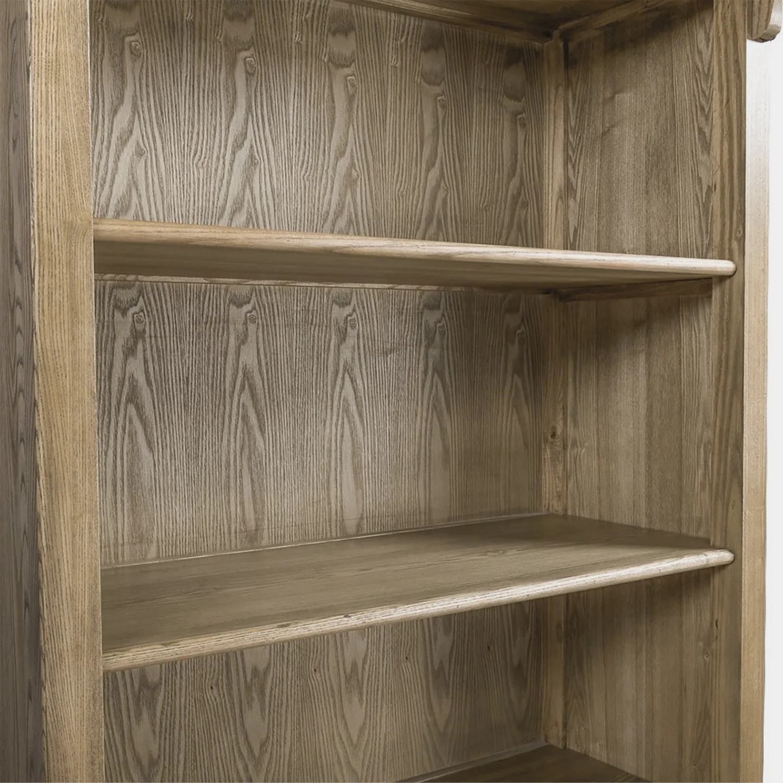 French Provincial Provence Extendable Library Bookcase Natural Ash with Ladder - Image 18