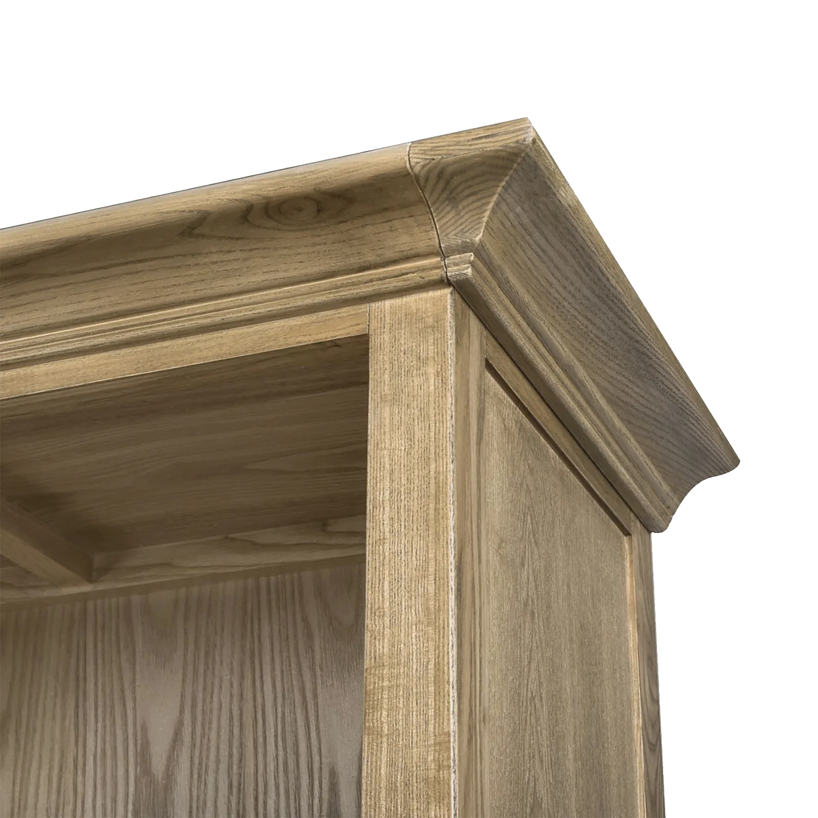 French Provincial Provence Extendable Library Bookcase Natural Ash with Ladder - Image 20