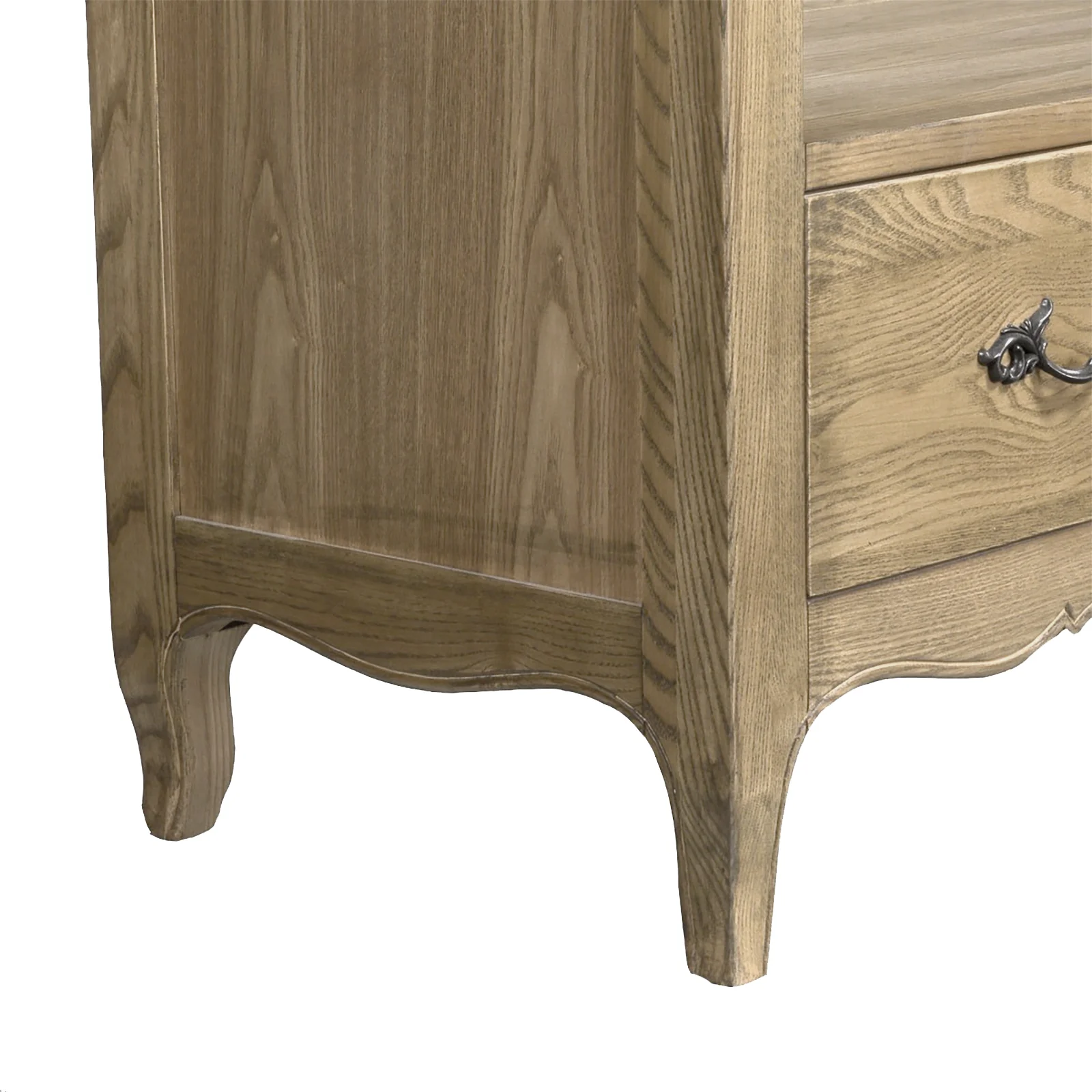 French Provincial Provence Extendable Library Bookcase Natural Ash with Ladder - Image 22
