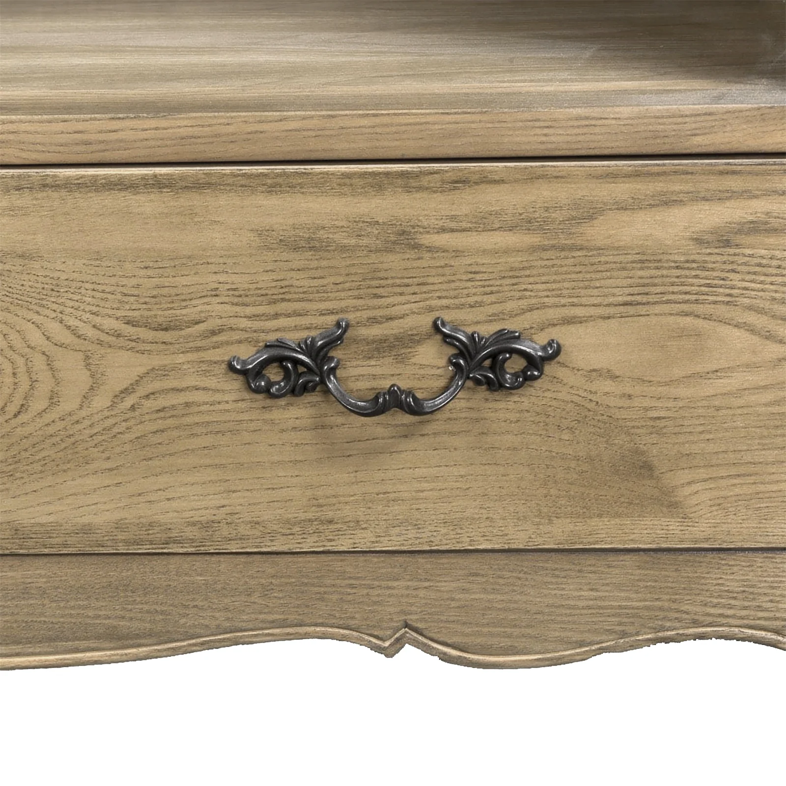 French Provincial Provence Extendable Library Bookcase Natural Ash with Ladder - Image 24