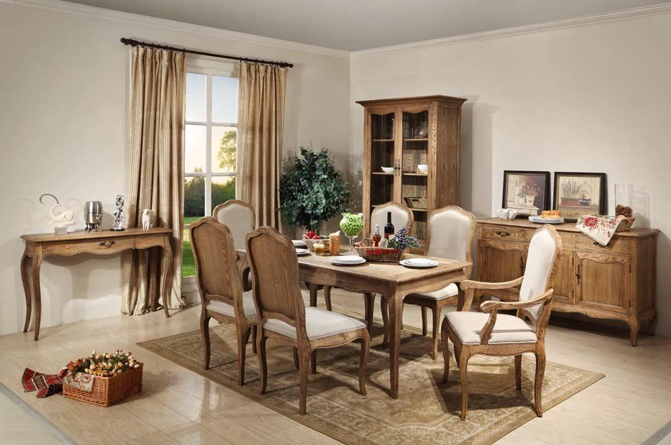 French Provincial Provence Rectangular Dining Table - Image 3