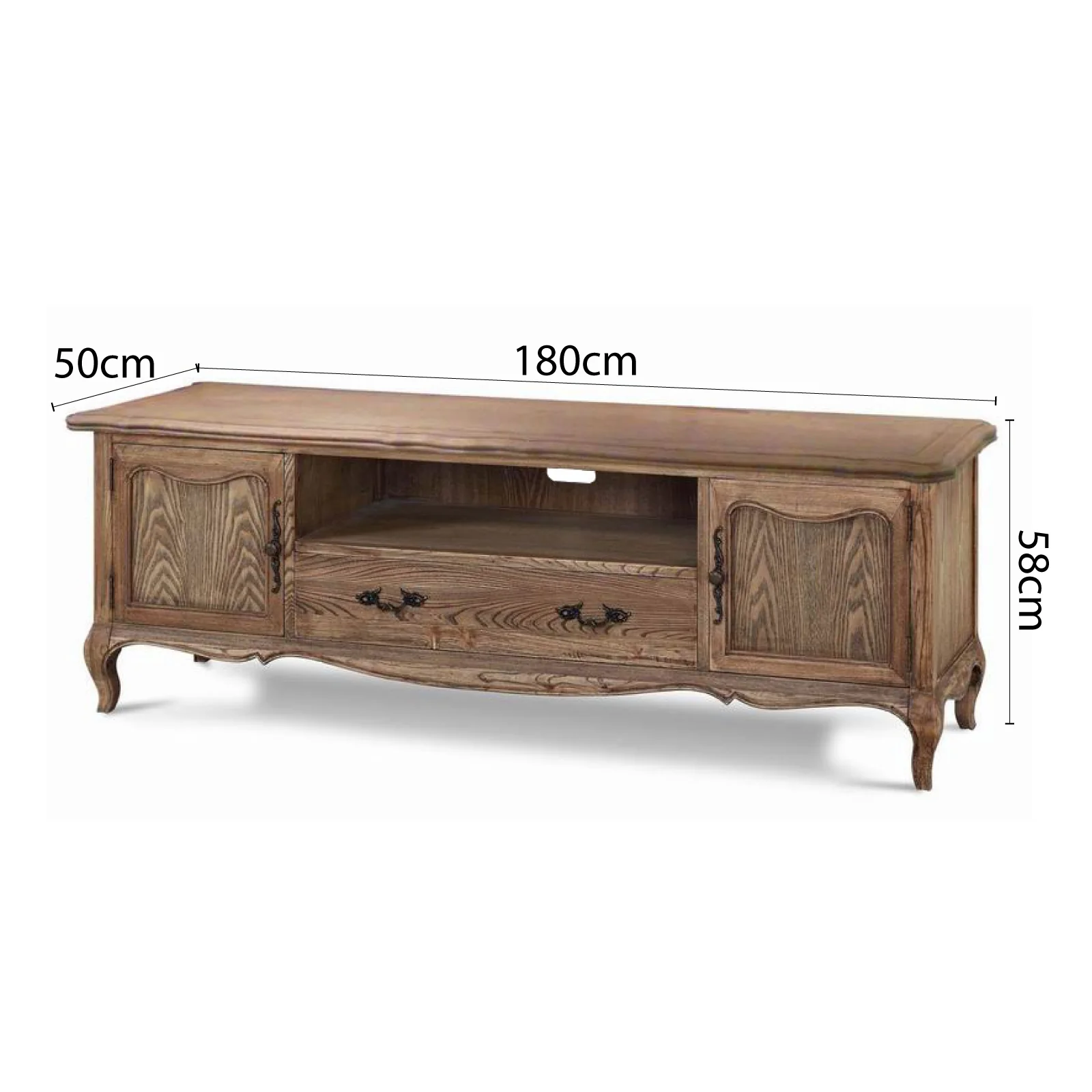 French Provincial Provence TV Entertainment Unit - Image 9