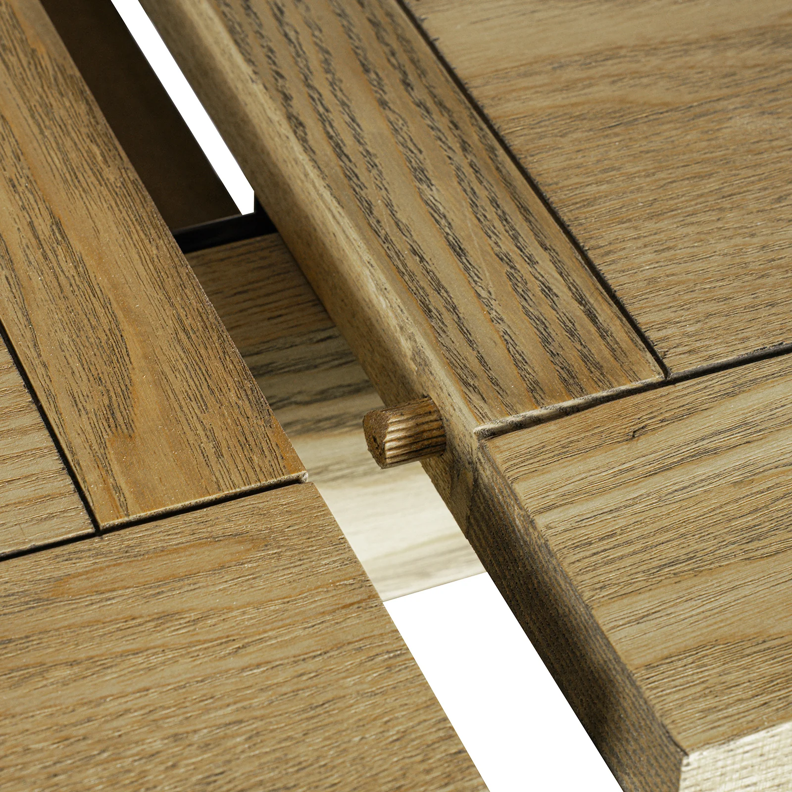 Classic Hamptons Natural Ash Extendable Pedestal Dining Table 180–260cm - Image 13