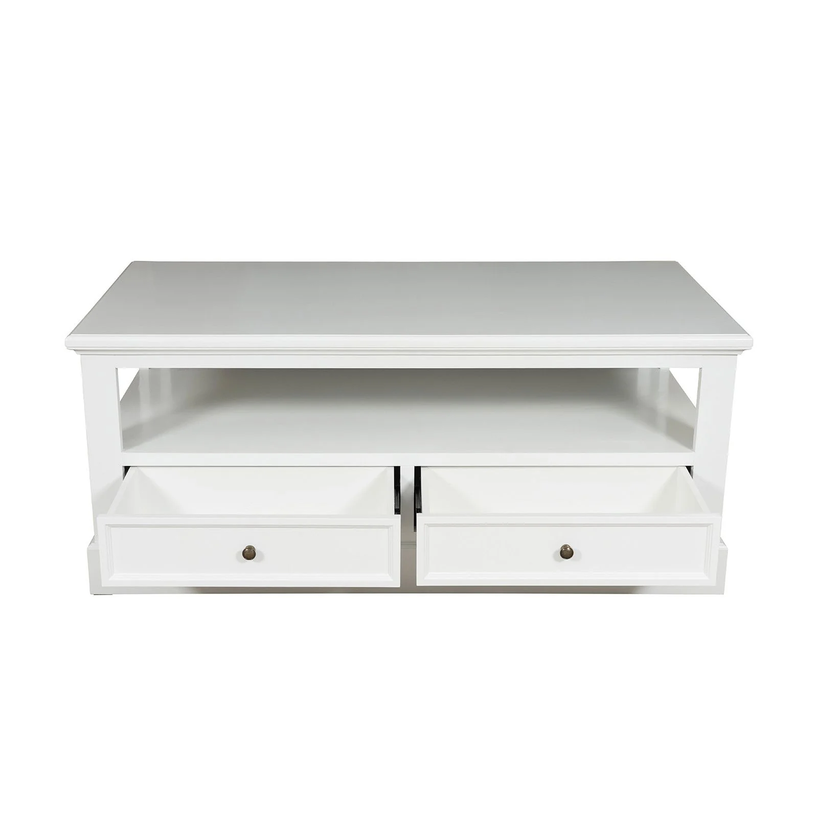 Hamptons Coastal 2 Drawers Coffee Table - Image 5