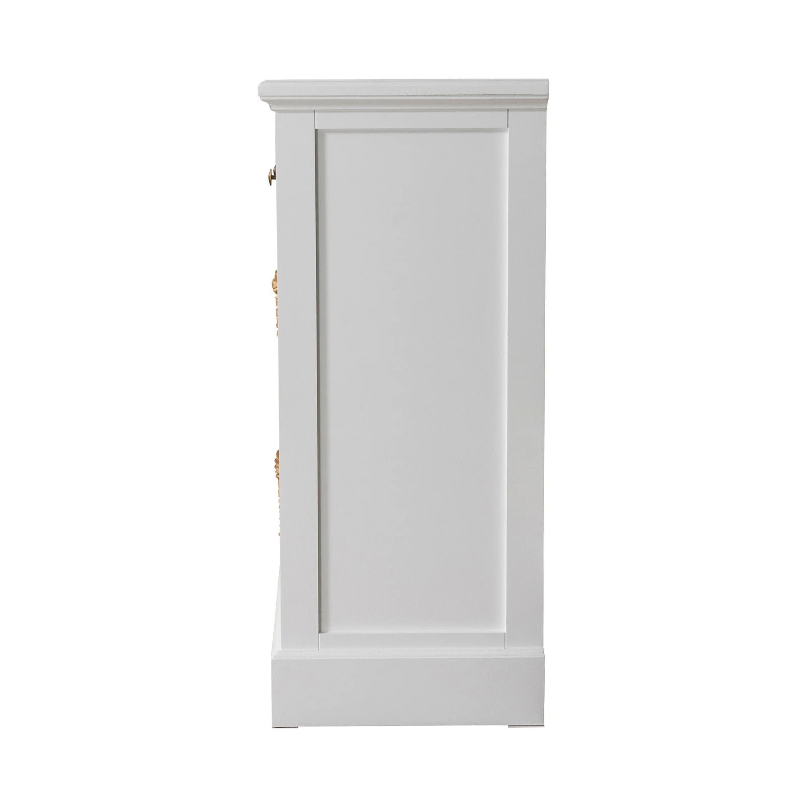 Hamptons Coastal 4 Basket Buffet Sideboard Cabinet - Image 6