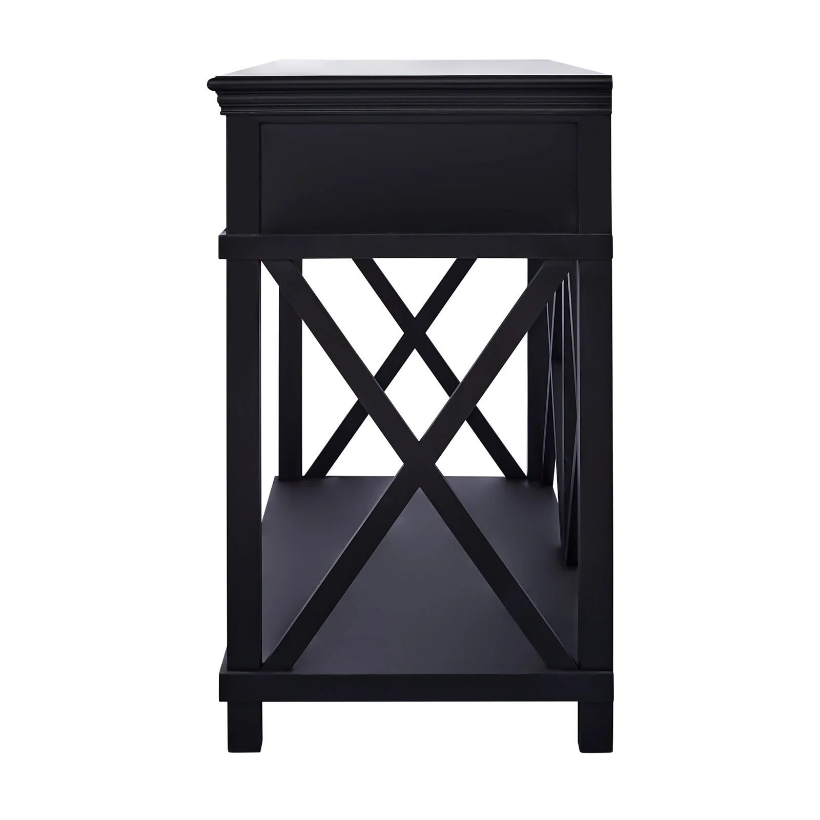 Hamptons Coastal Beach Cross Console Hall Table - Image 16