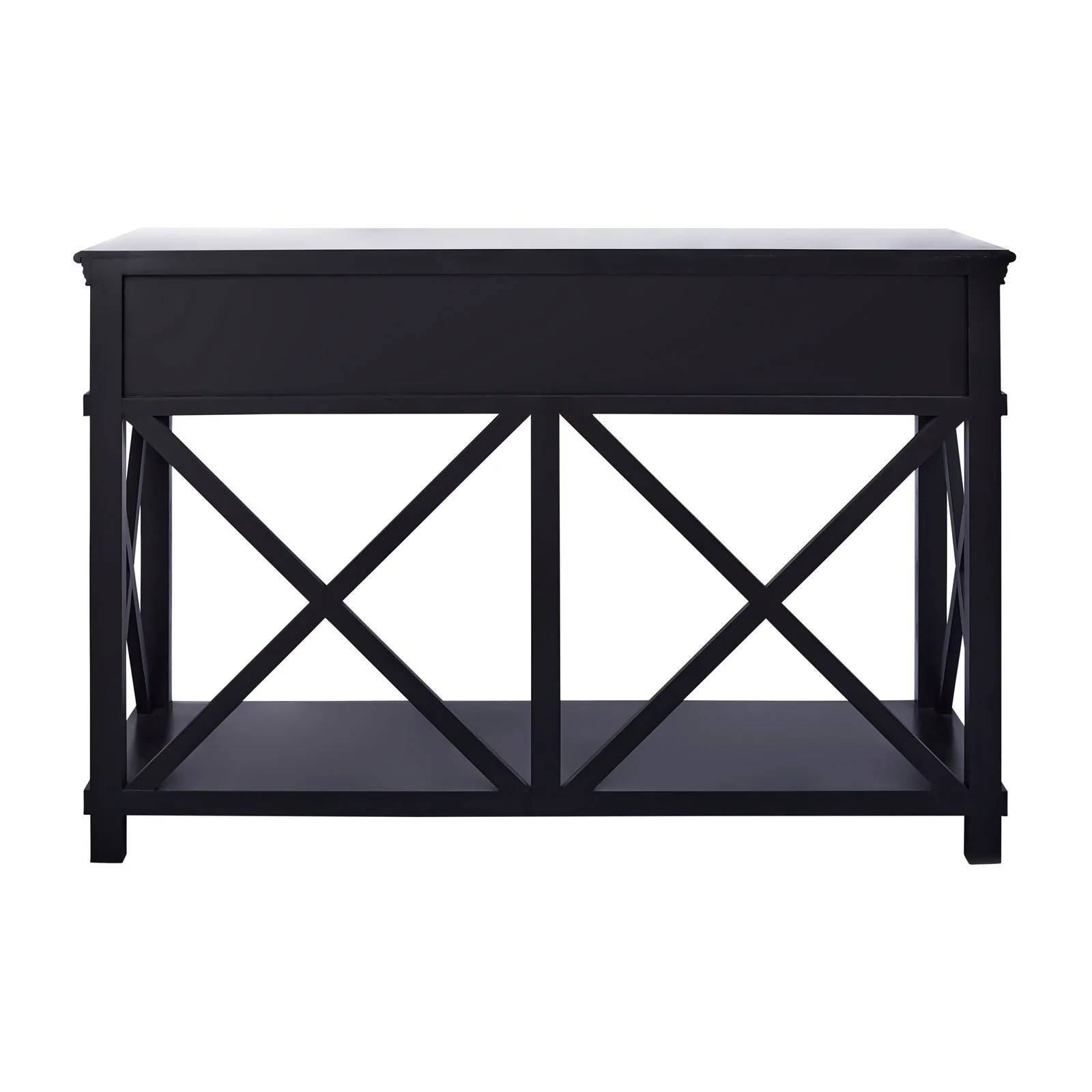 Hamptons Coastal Beach Cross Console Hall Table - Image 17