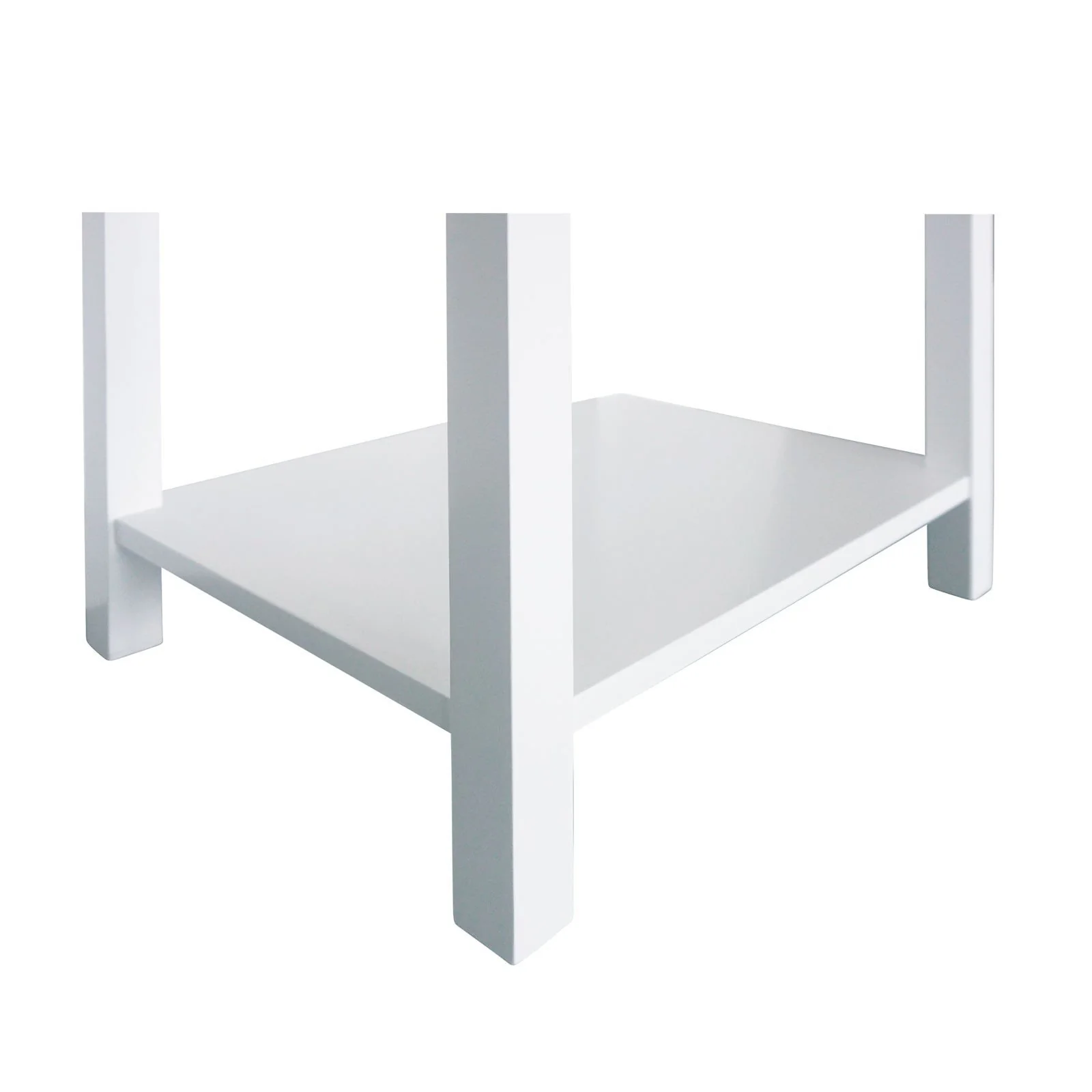 Hamptons Coastal Bedside Table with Magazine Tray - Image 17