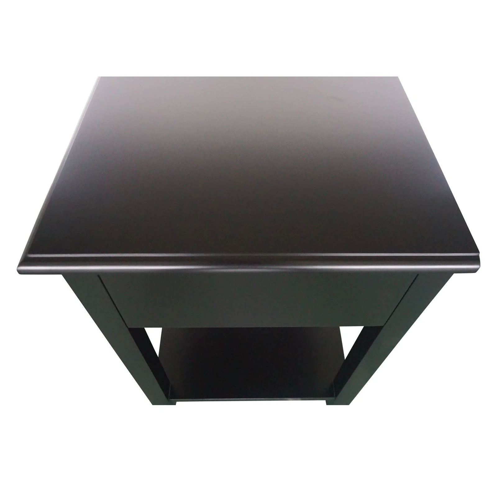Hamptons Coastal Bedside Table with Magazine Tray - Image 8