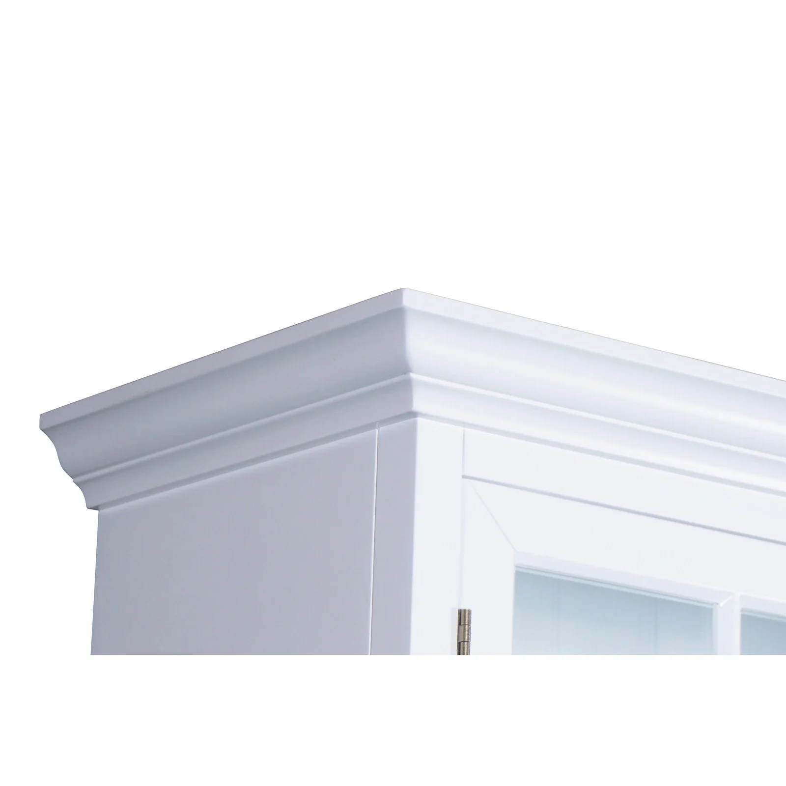 Hamptons Coastal Buffet and Hutch Glass Display Cabinet Bookcase - Image 6
