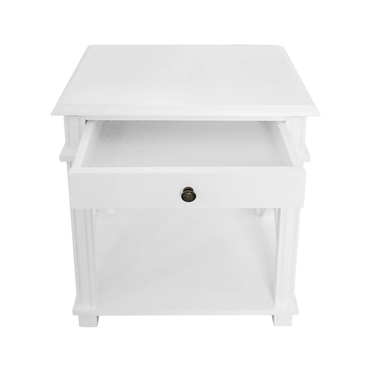 Hamptons Coastal Cross 1 Drawer Bedside Table - Image 20