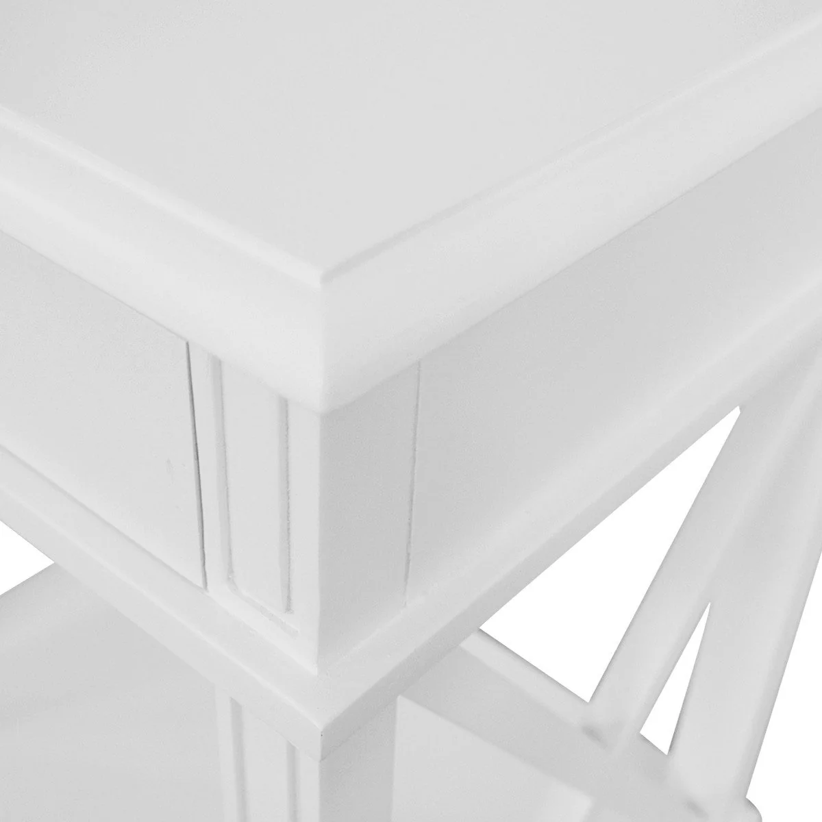 Hamptons Coastal Cross 1 Drawer Bedside Table - Image 23