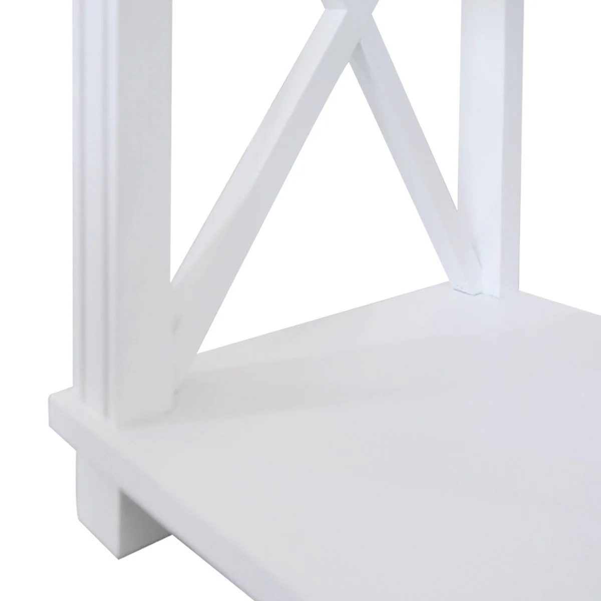 Hamptons Coastal Cross 1 Drawer Bedside Table - Image 25
