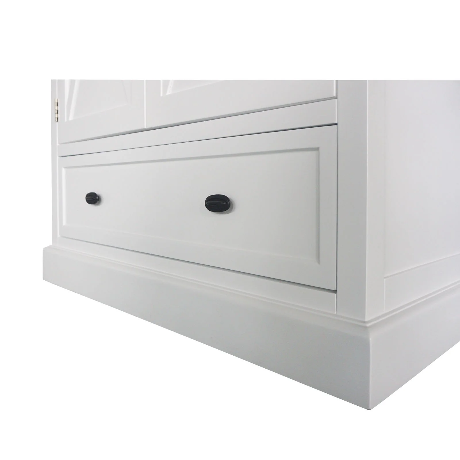 Hamptons Coastal Crossed One Drawer Wardrobe - Image 23