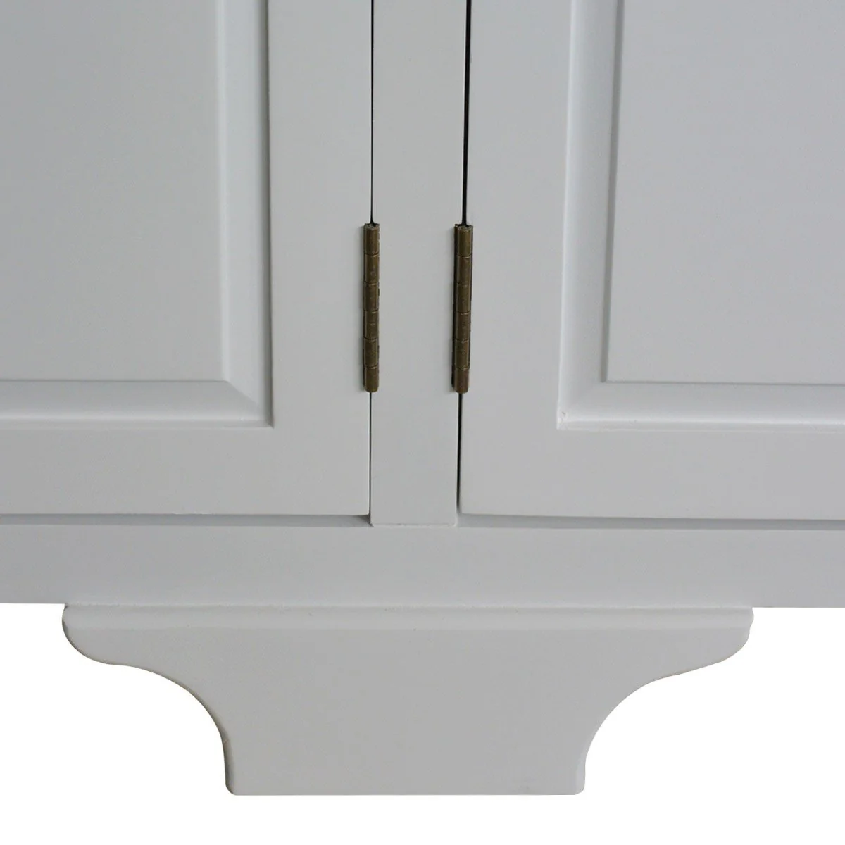 Hamptons Coastal Glass Display Cabinet Bookcase - Image 11