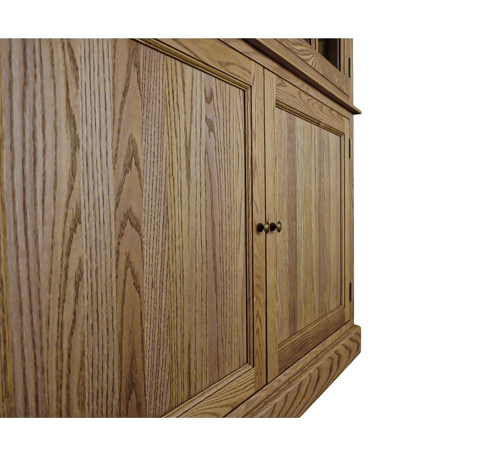 Hamptons Coastal Hutch Glass Display Cabinet Bookcase and Buffet Cupboard - Image 9
