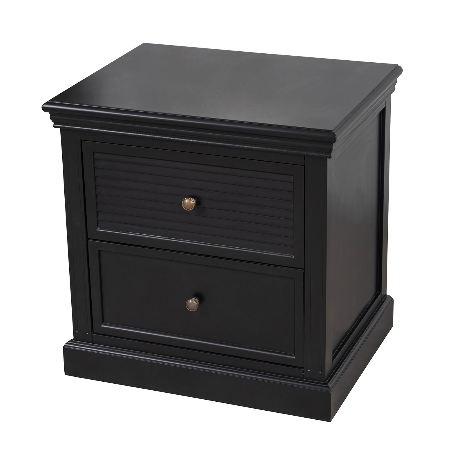 Hamptons Coastal Seaside 2 Drawer Bedside Table Night Stand - Image 15