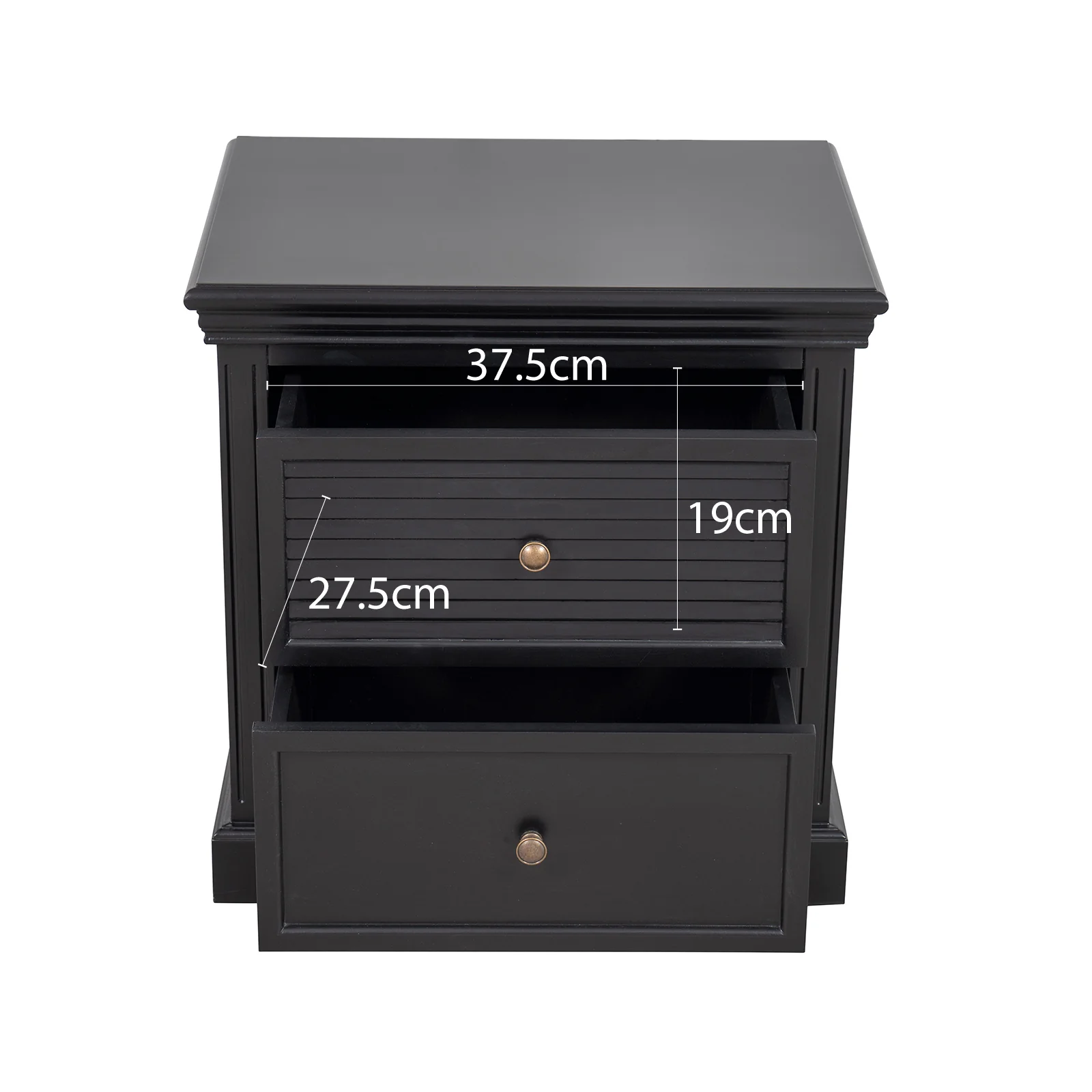 Hamptons Coastal Seaside 2 Drawer Bedside Table Night Stand - Image 24