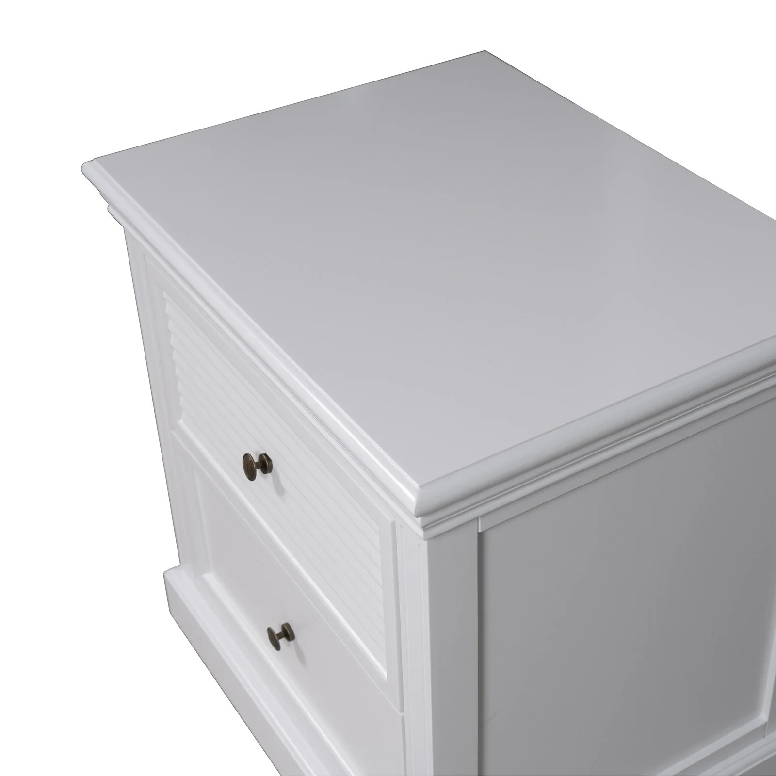 Hamptons Coastal Seaside 2 Drawer Bedside Table Night Stand - Image 6