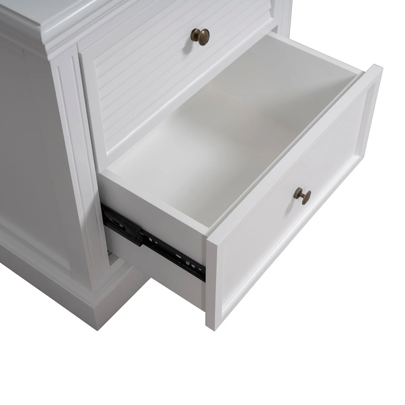 Hamptons Coastal Seaside 2 Drawer Bedside Table Night Stand - Image 9