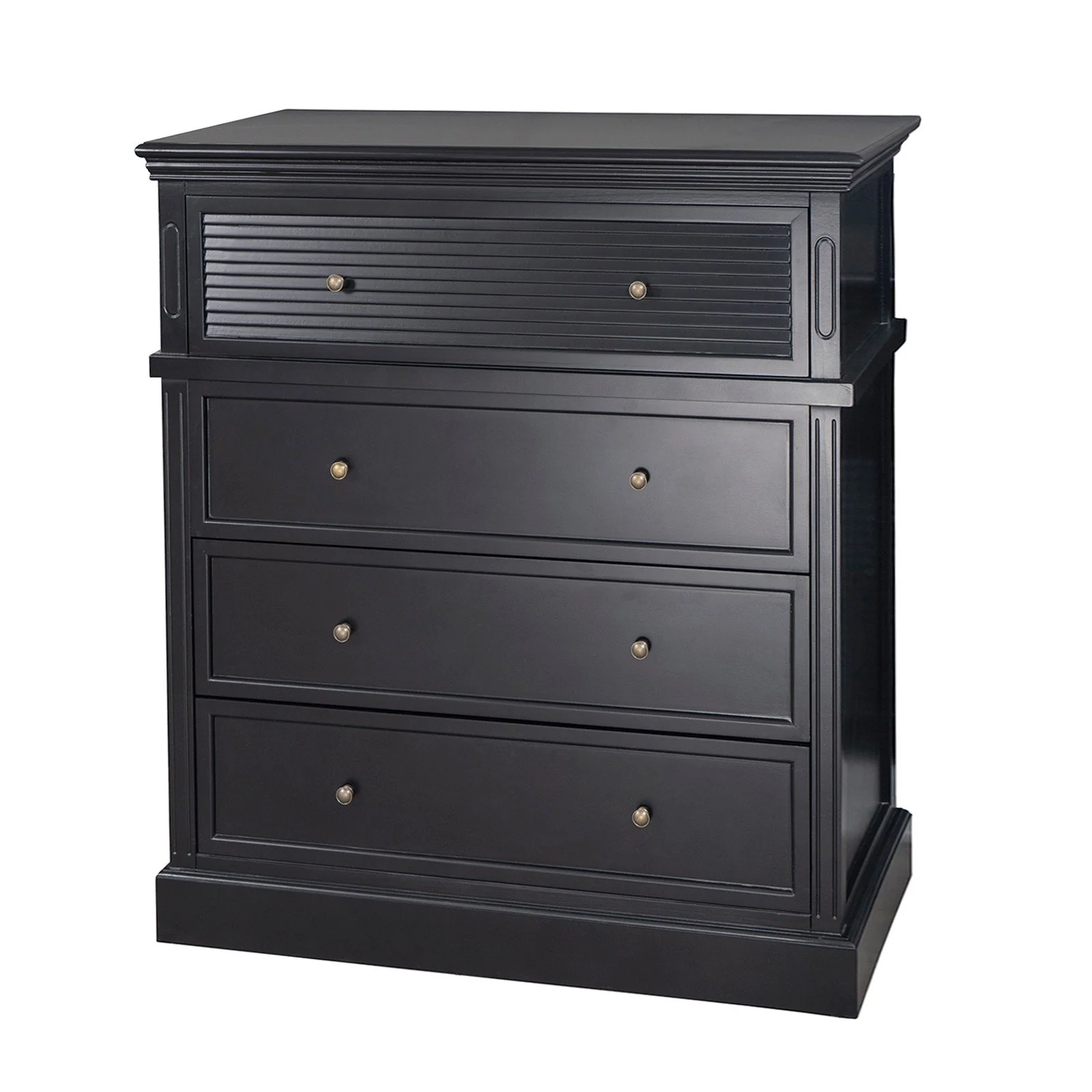 Hamptons Coastal Seaside 4 Drawer Chest Tallboy Cabinet - Image 17