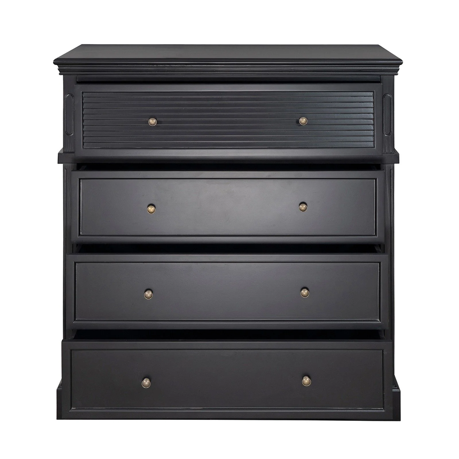 Hamptons Coastal Seaside 4 Drawer Chest Tallboy Cabinet - Image 18