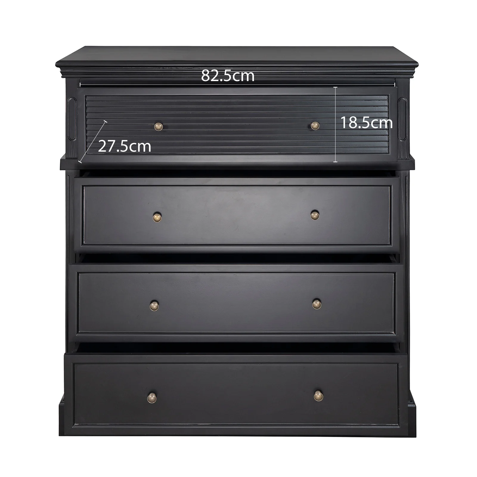 Hamptons Coastal Seaside 4 Drawer Chest Tallboy Cabinet - Image 26