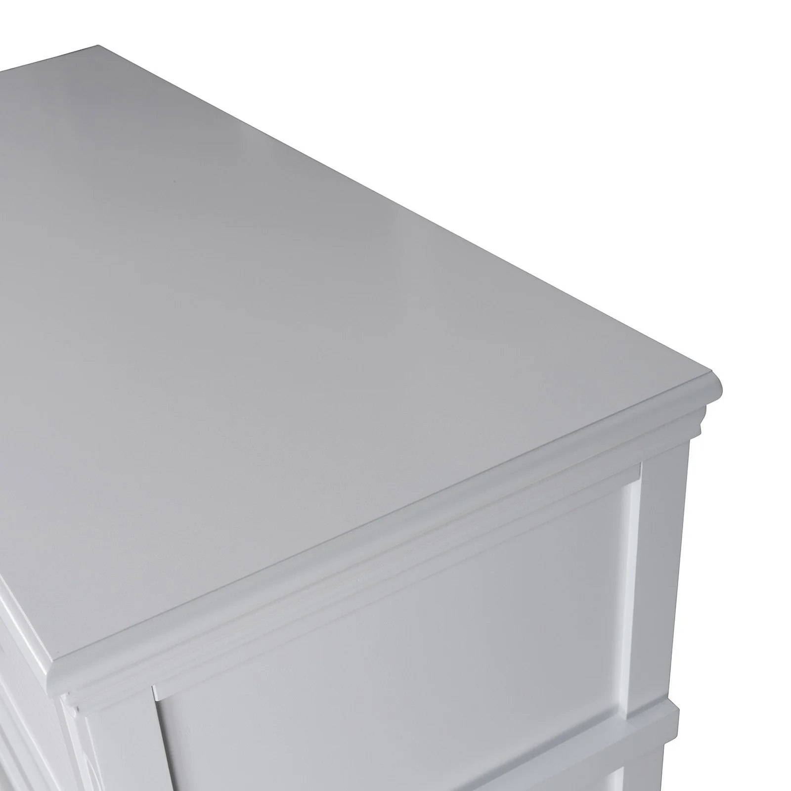 Hamptons Coastal Seaside 4 Drawer Chest Tallboy Cabinet - Image 6